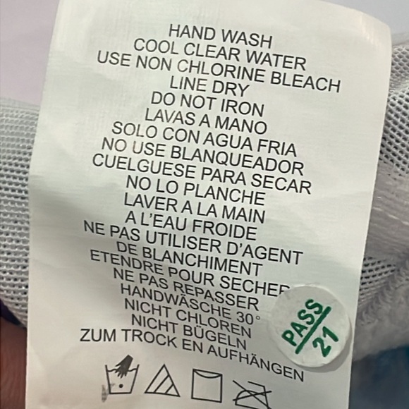 NWT Swim Solutions Womens Colorful Floral Hi Low Ruffled Tankini Top SIZE 10 - Picture 6 of 6